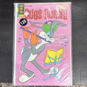 Bugs Bunny Comic Book Pink Cover - Vintage Gold Key - 1975